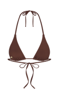 Canvas bikini top in Mocha, The Canvas by Marquise Swim