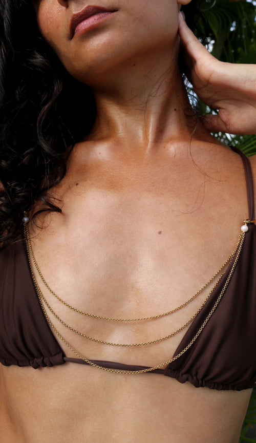 Bikini Charm Pearl jewelry Marquise Swim