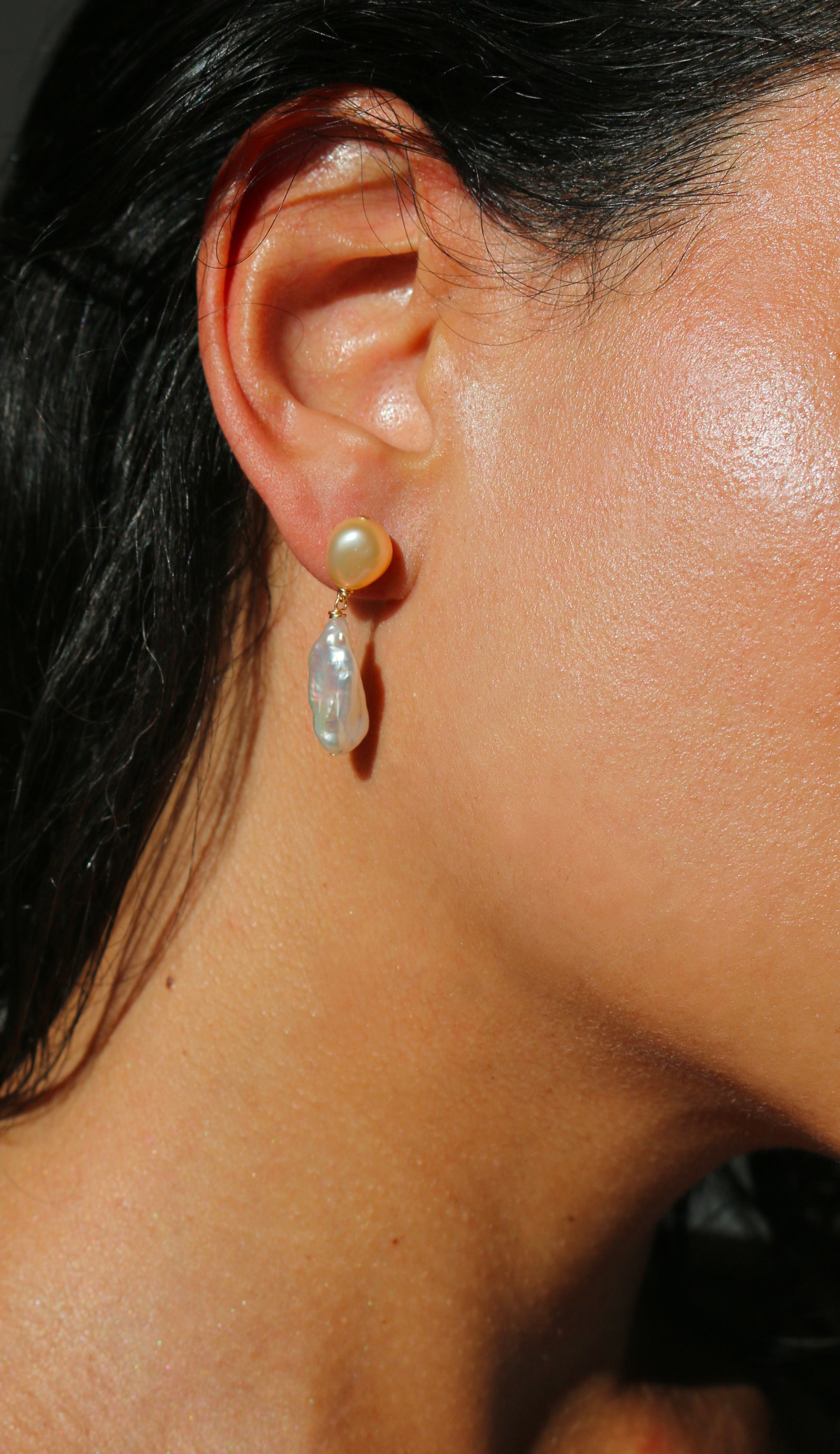 Necklace Pearl jewelry Marquise Swim