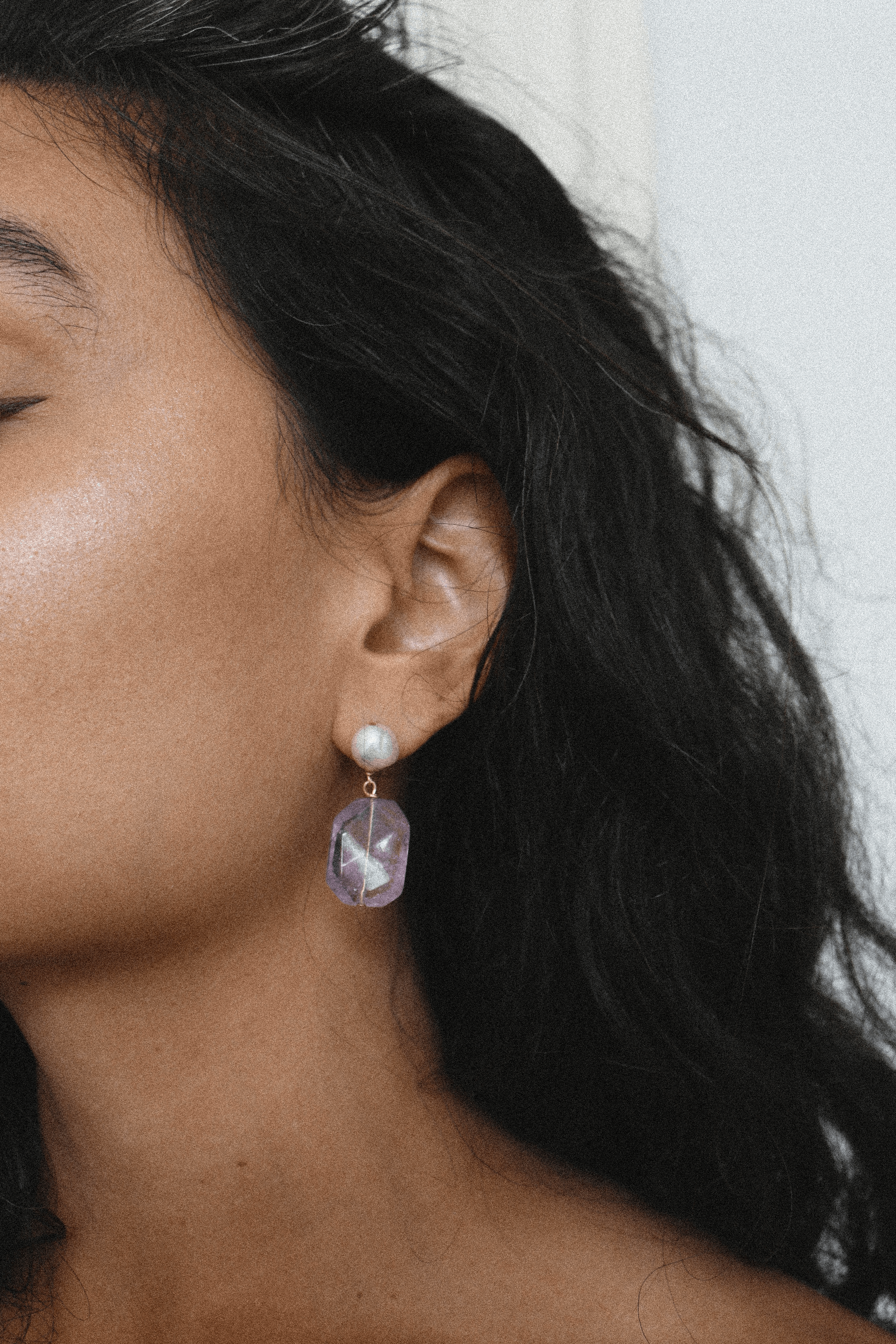Earrings Pearl jewelry Marquise Swim