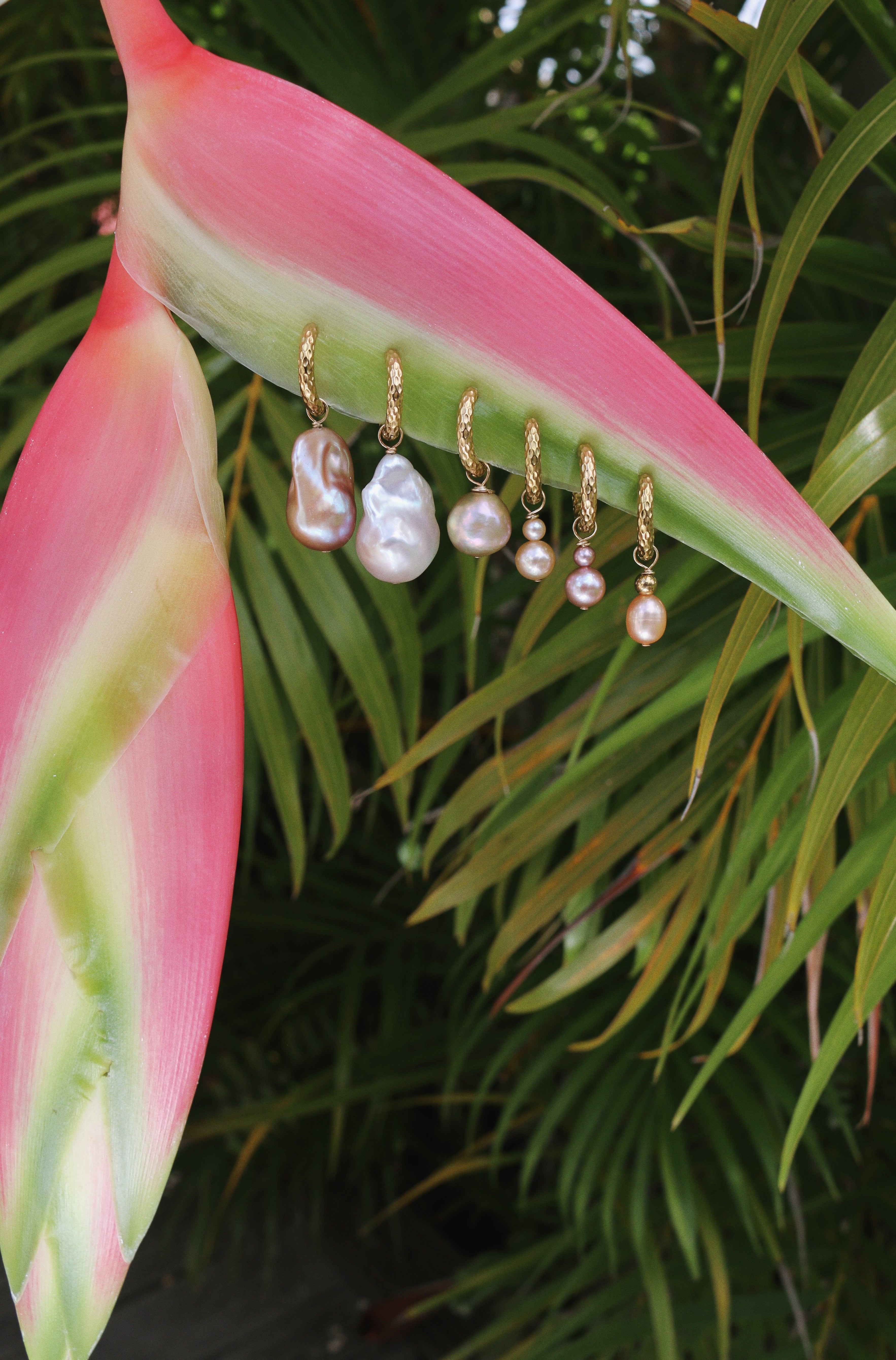 Earrings Pearl jewelry Marquise Swim