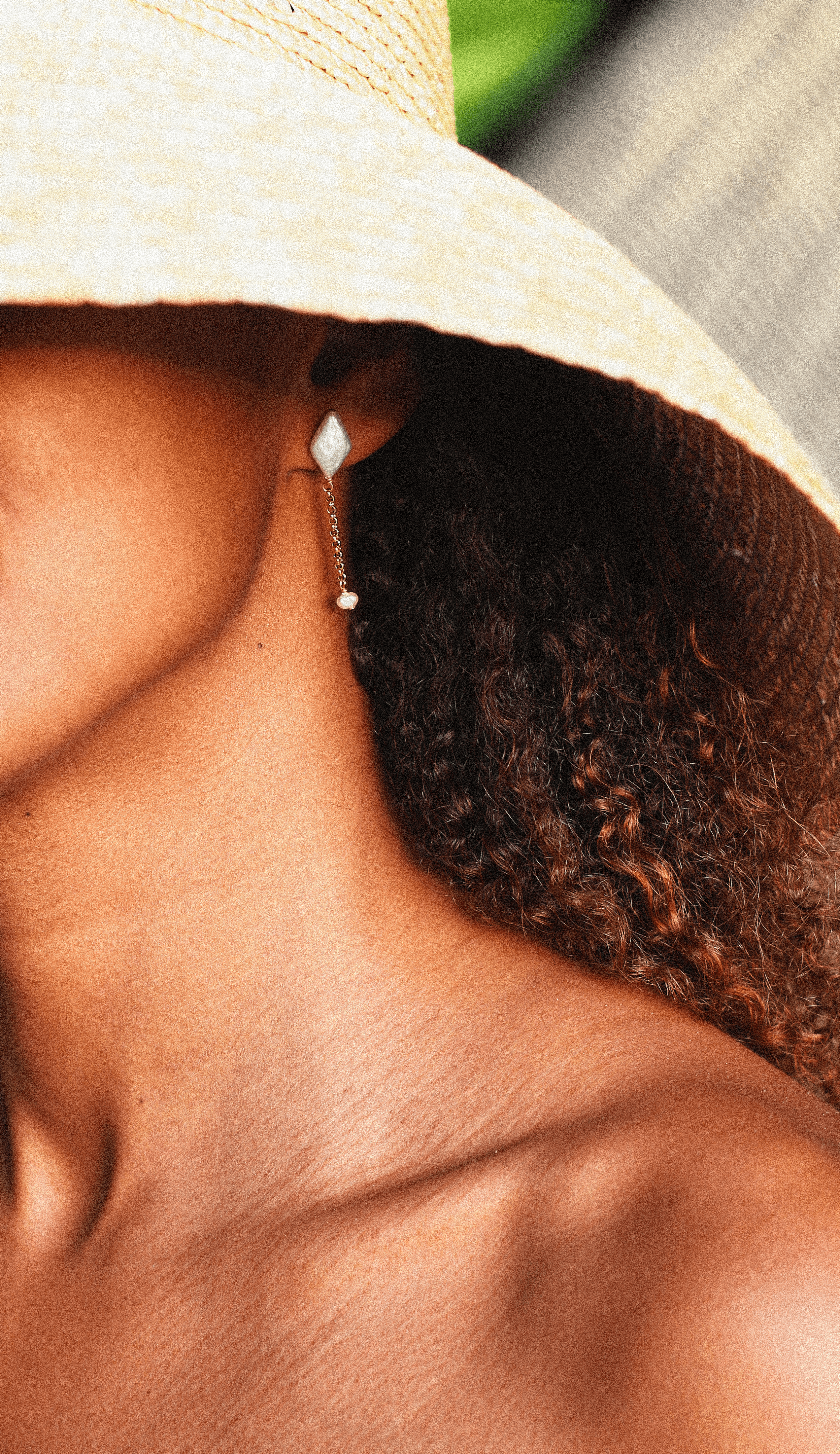 Earrings Pearl jewelry Marquise Swim