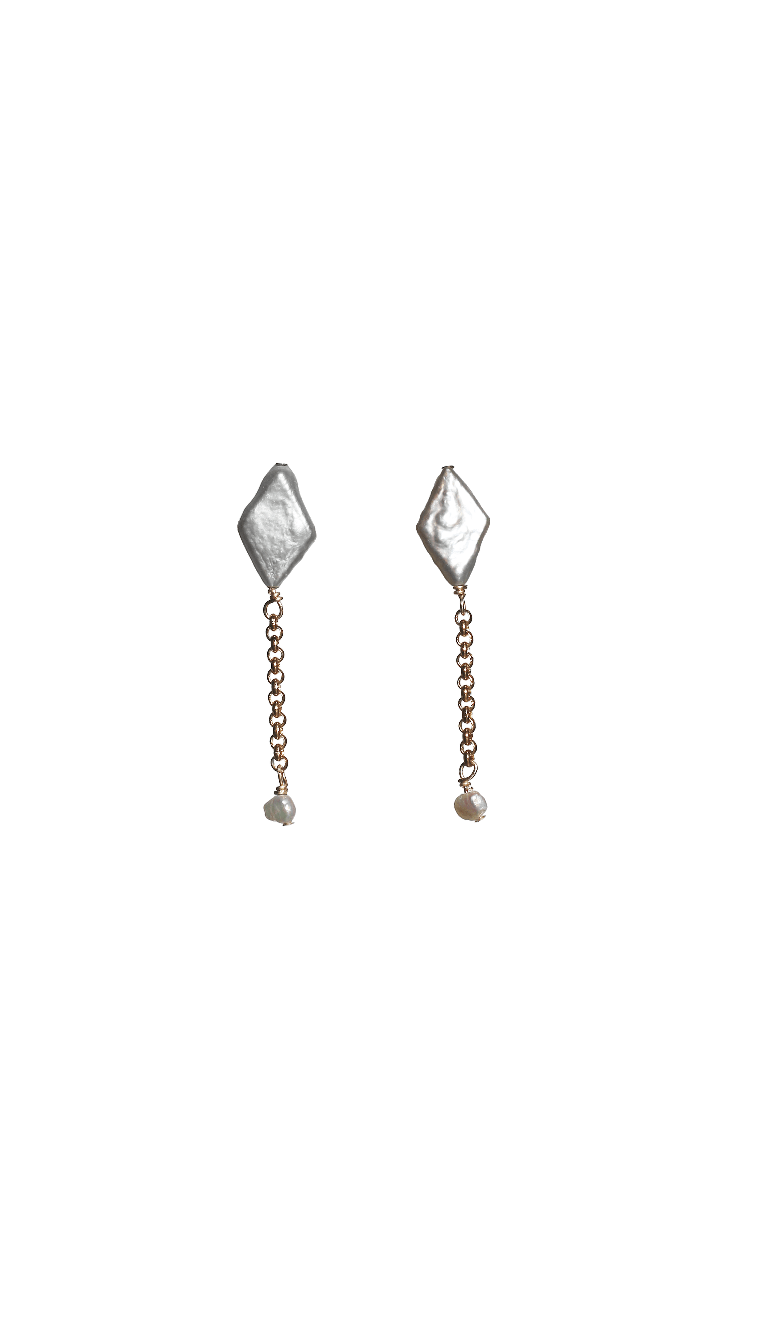 Earrings Pearl jewelry Marquise Swim