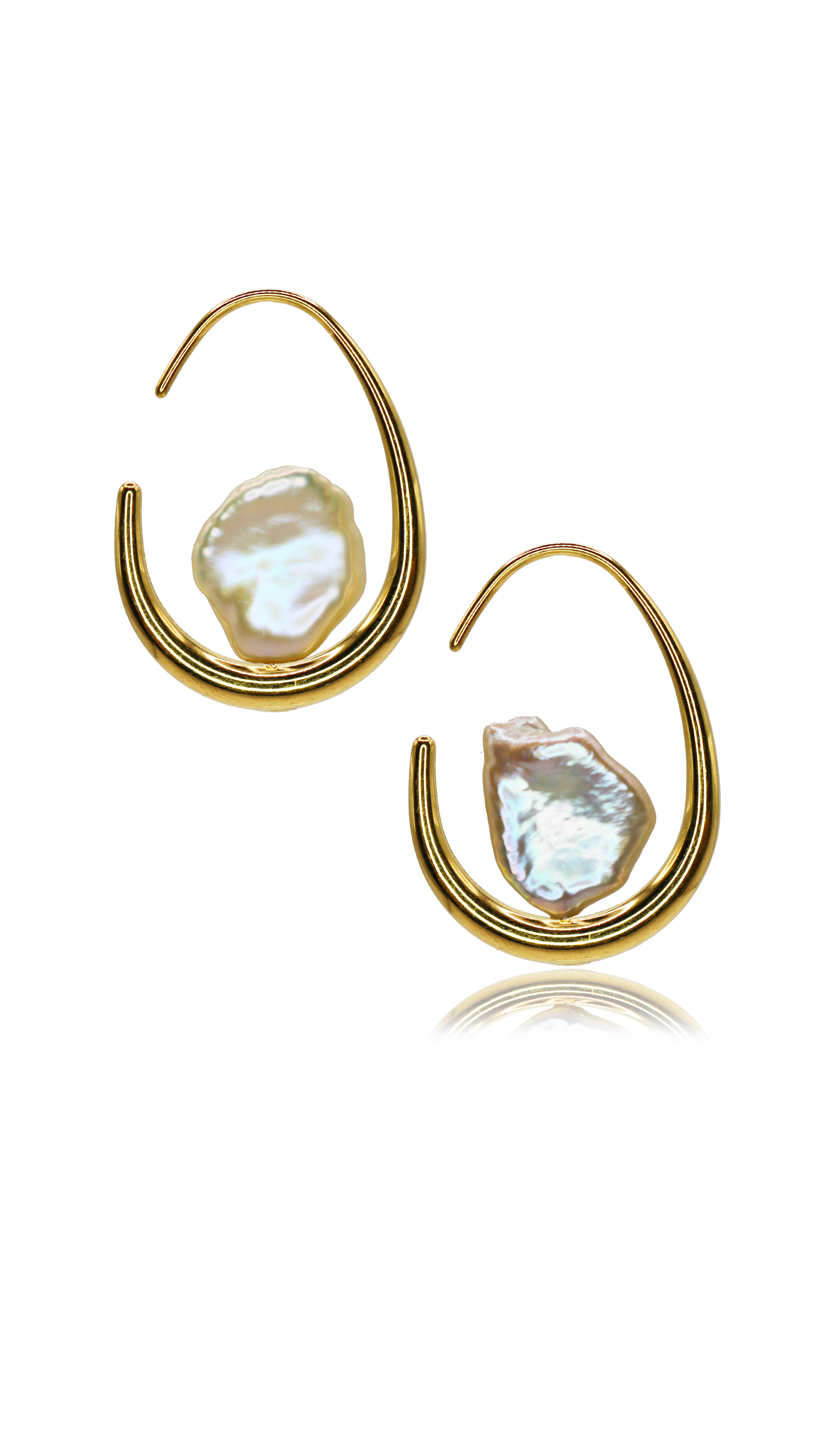 Earrings Pearl jewelry Marquise Swim