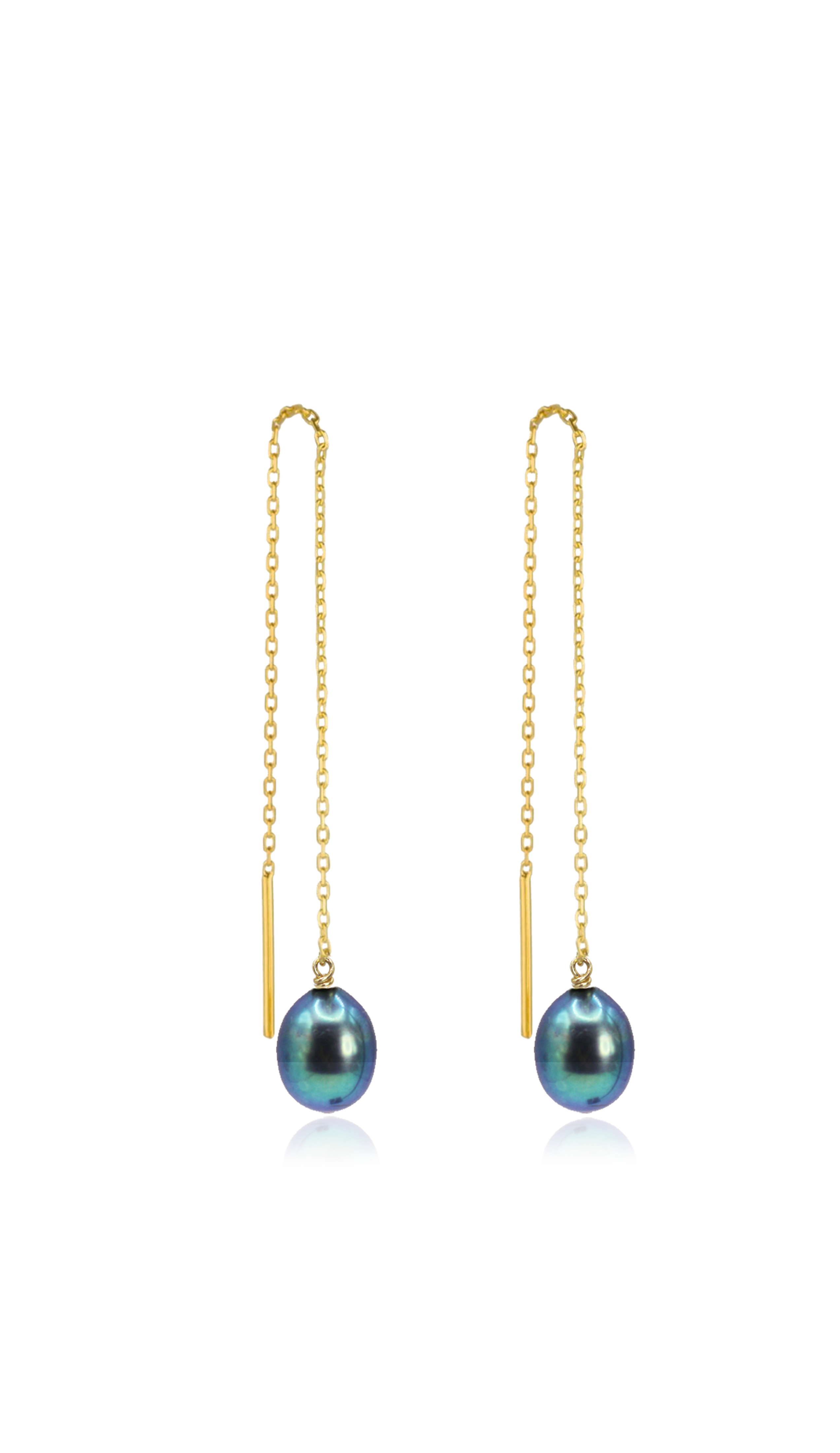 Earrings Pearl jewelry Marquise Swim