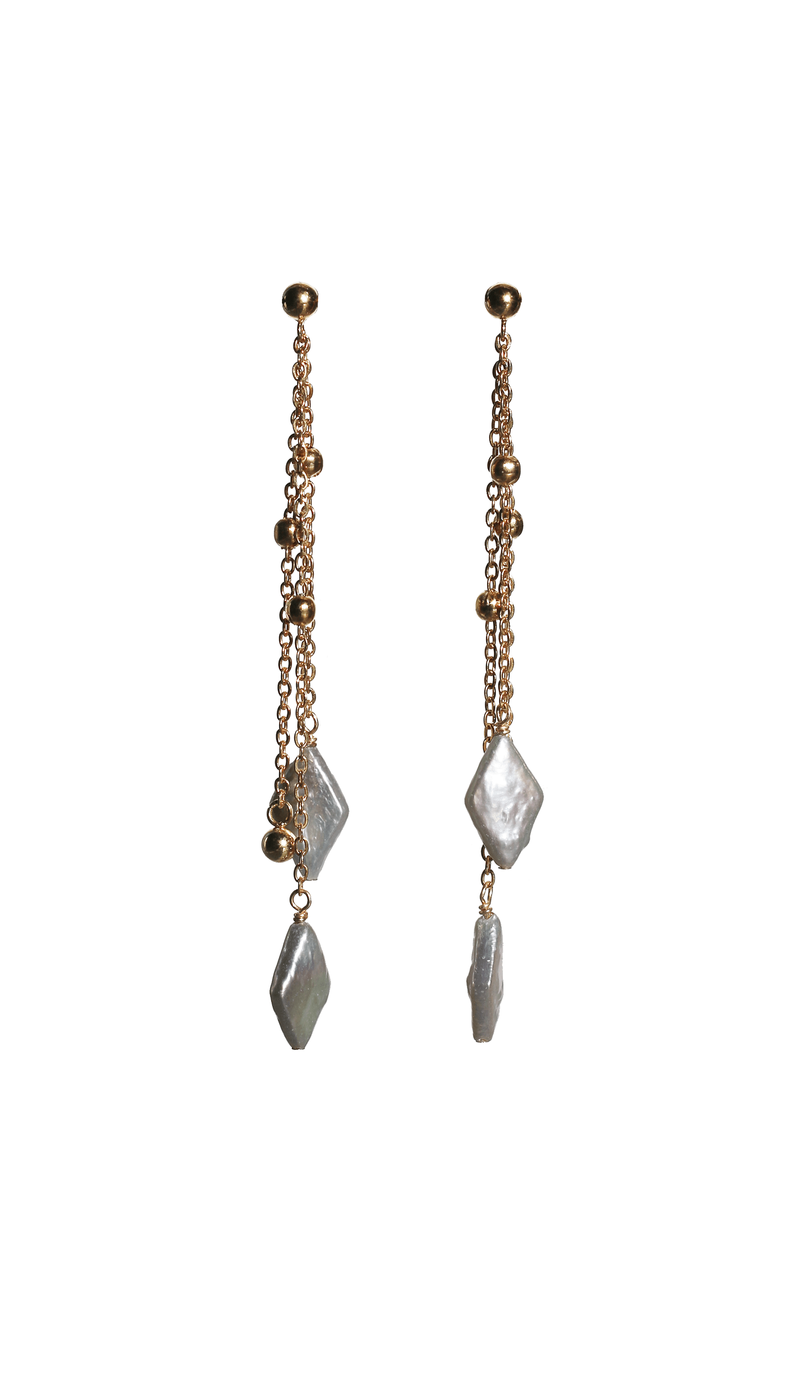 Earrings Pearl jewelry Marquise Swim