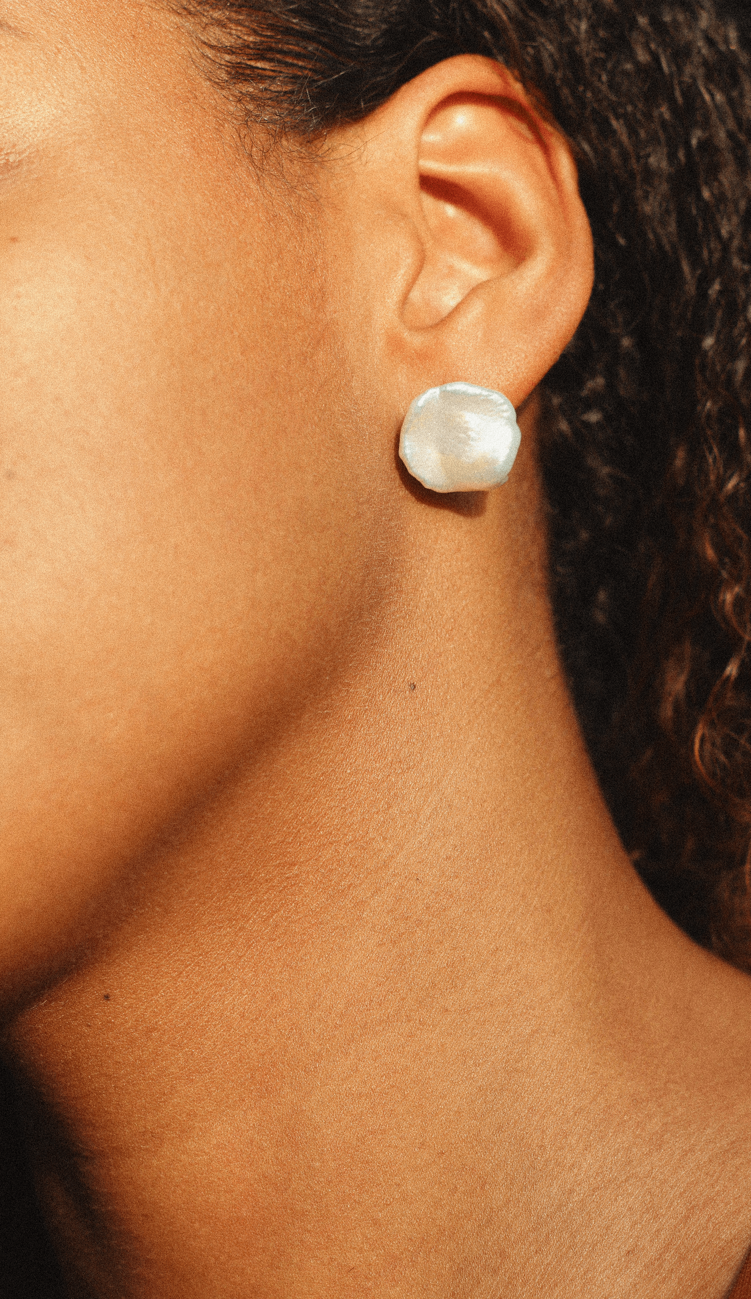 Earrings Pearl jewelry Marquise Swim