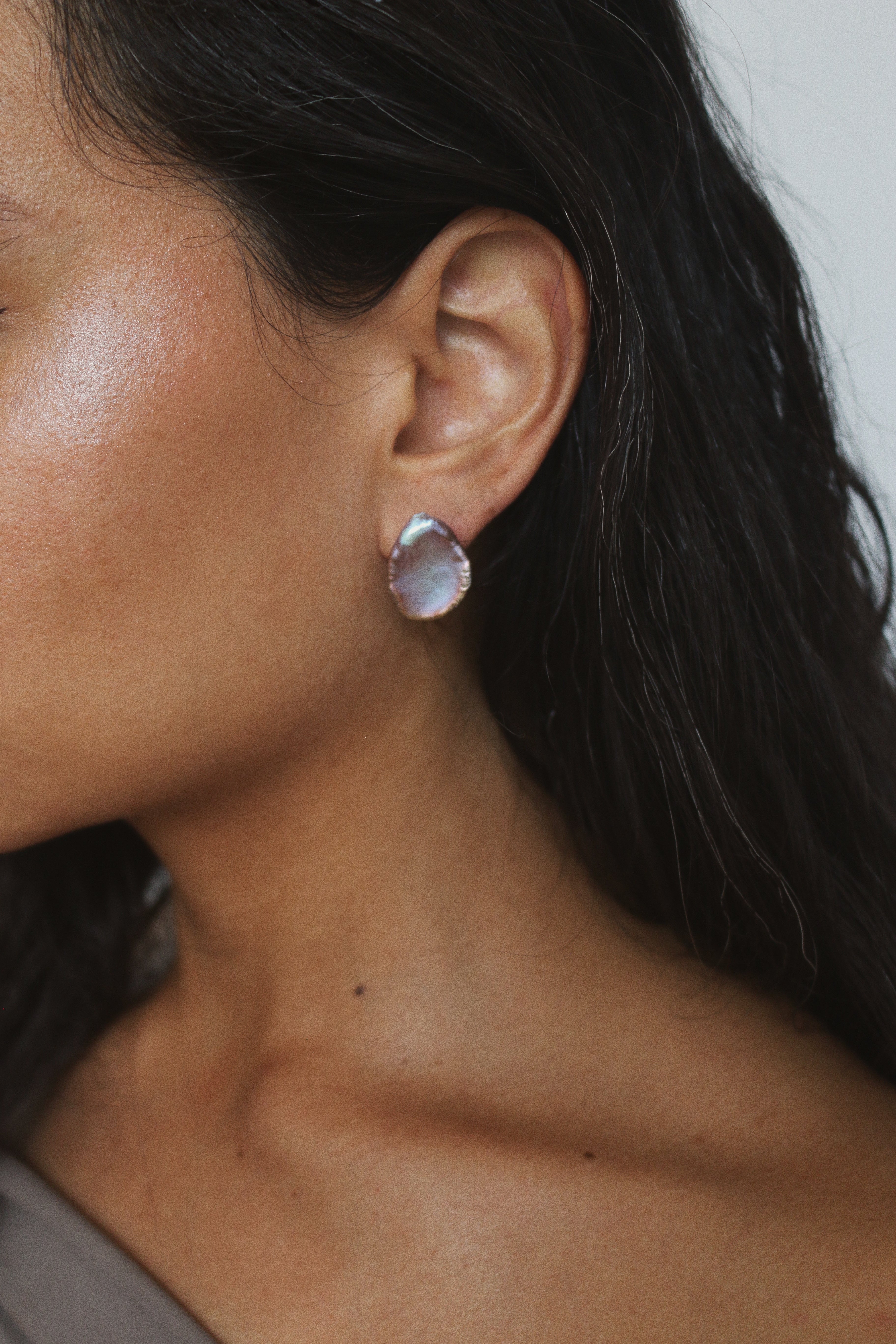 Earrings Pearl jewelry Marquise Swim