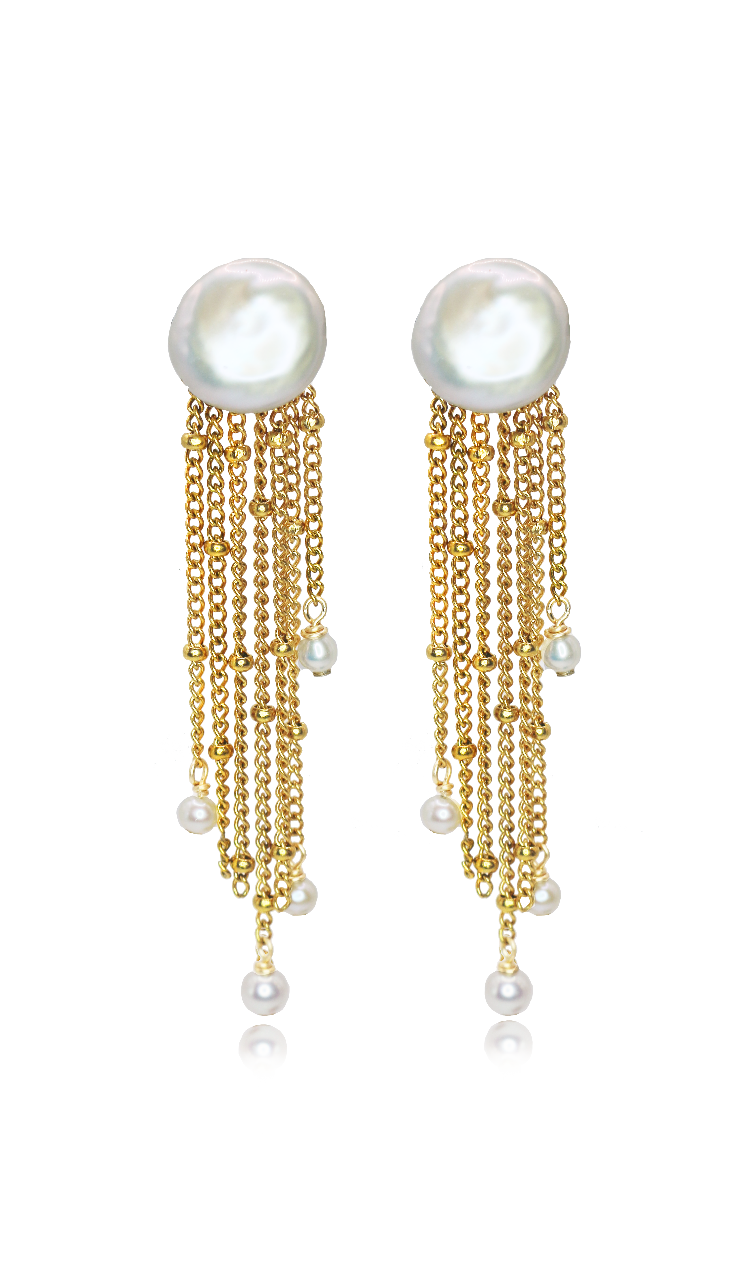 Earrings Pearl jewelry Marquise Swim