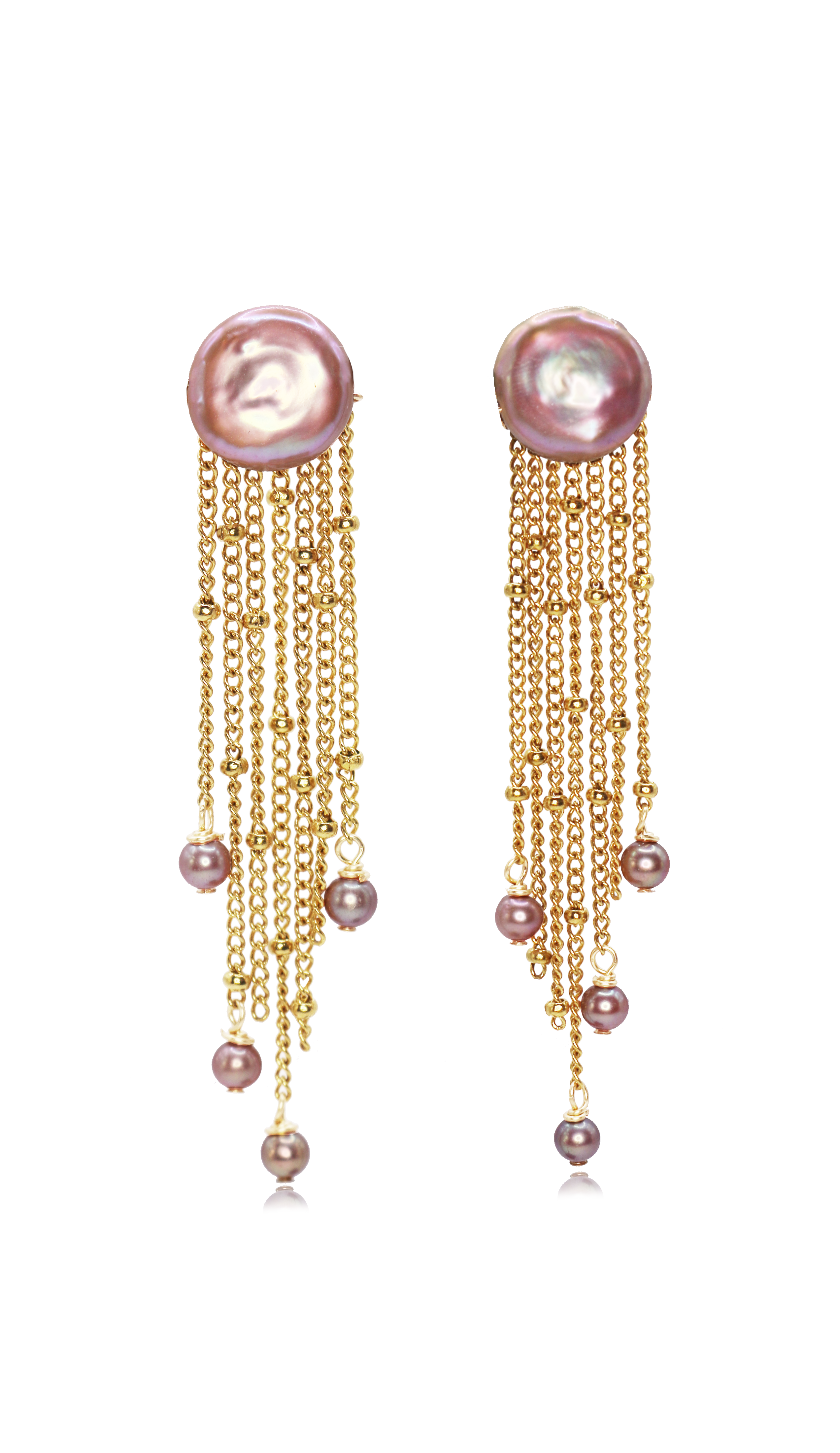 Earrings Pearl jewelry Marquise Swim