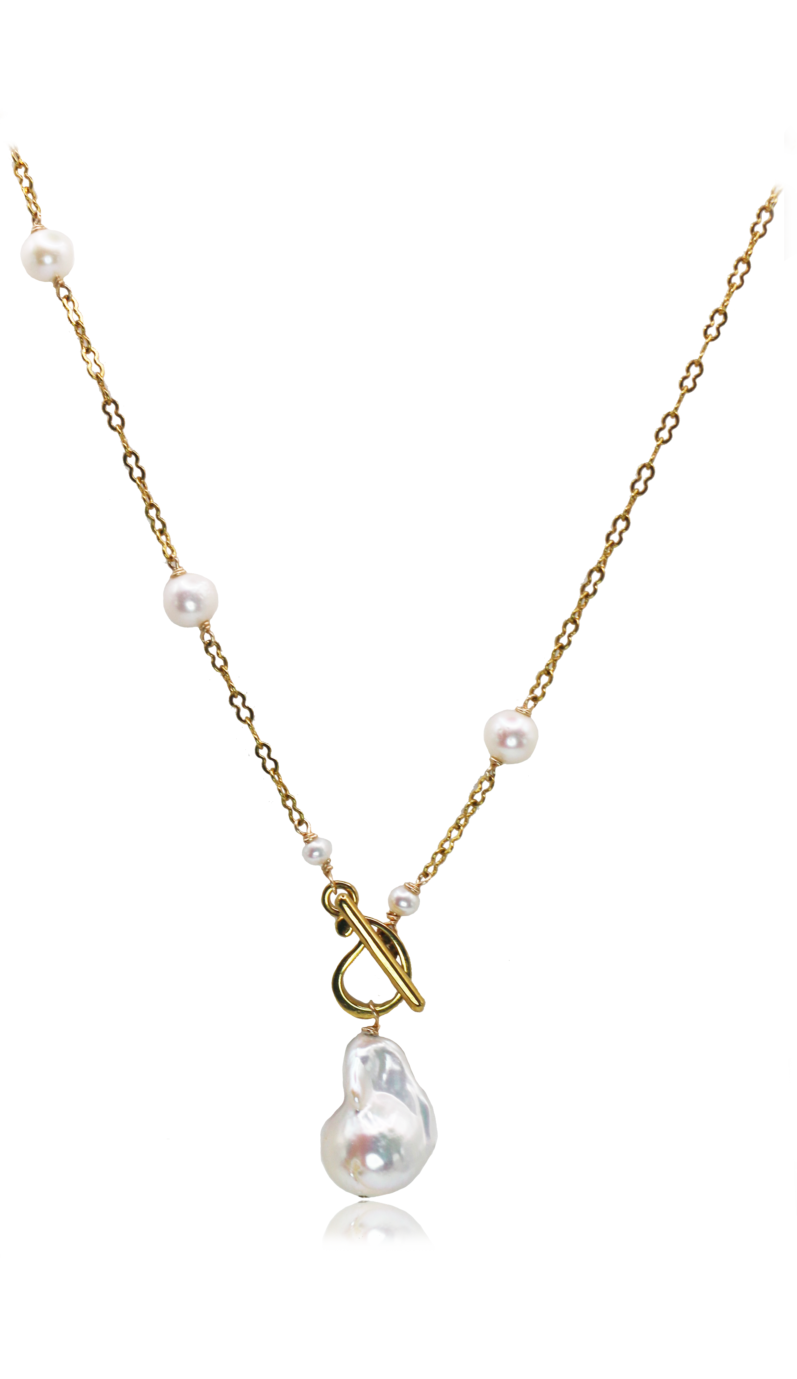 Necklace Pearl jewelry Marquise Swim