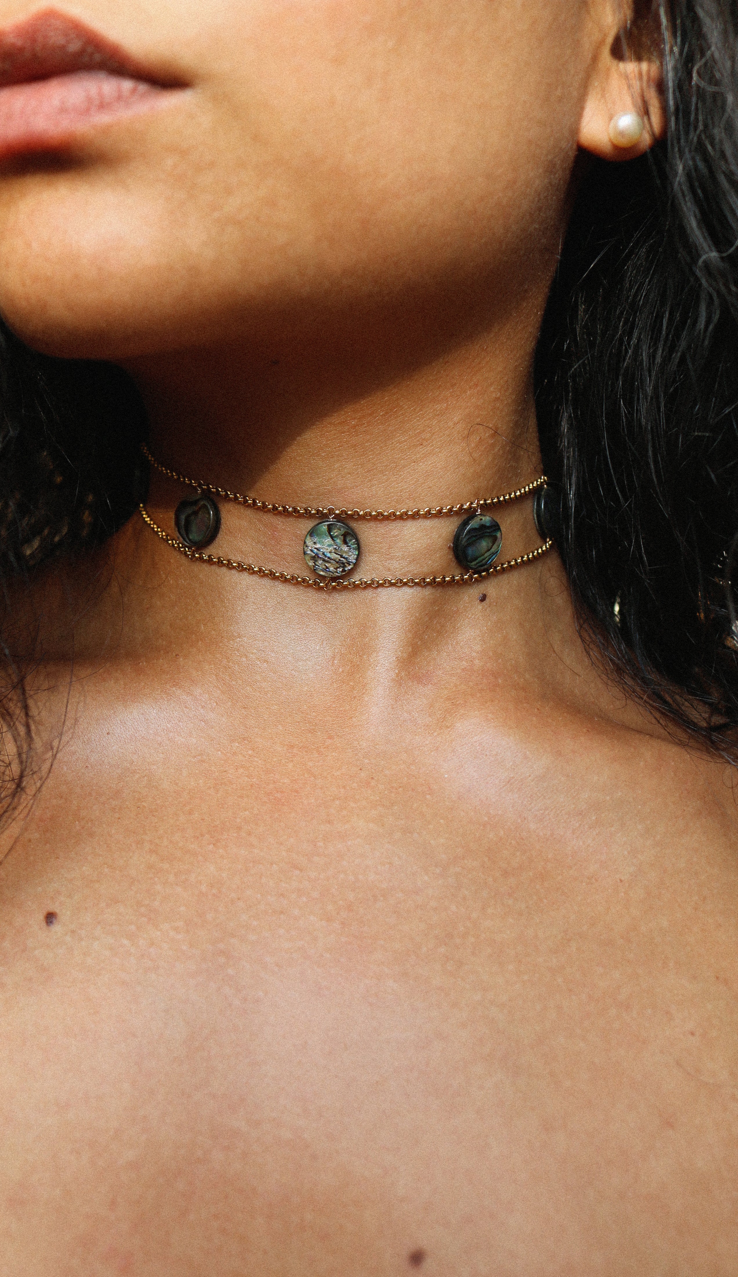 Necklace Pearl jewelry Marquise Swim