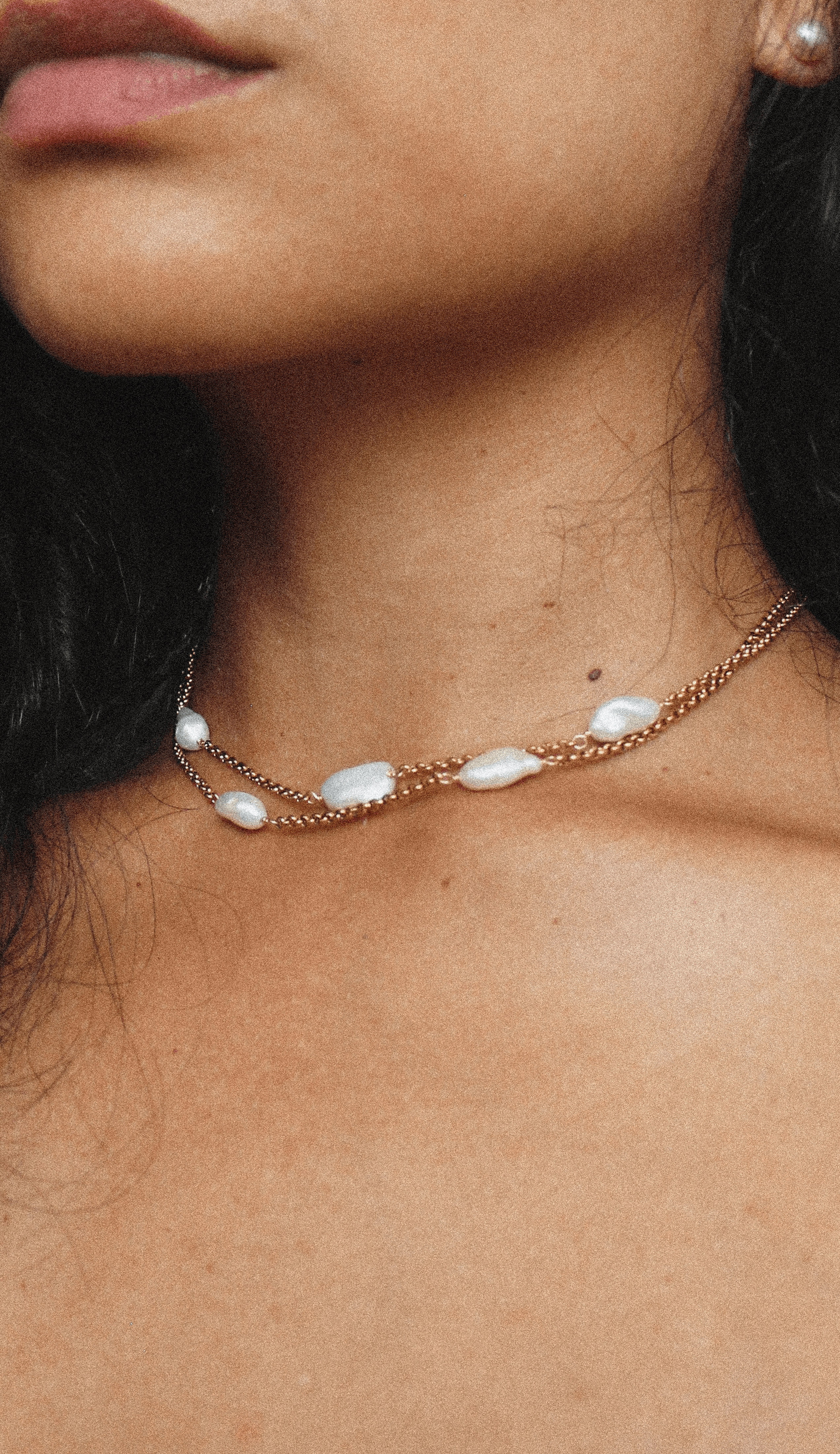 Necklace Pearl jewelry Marquise Swim