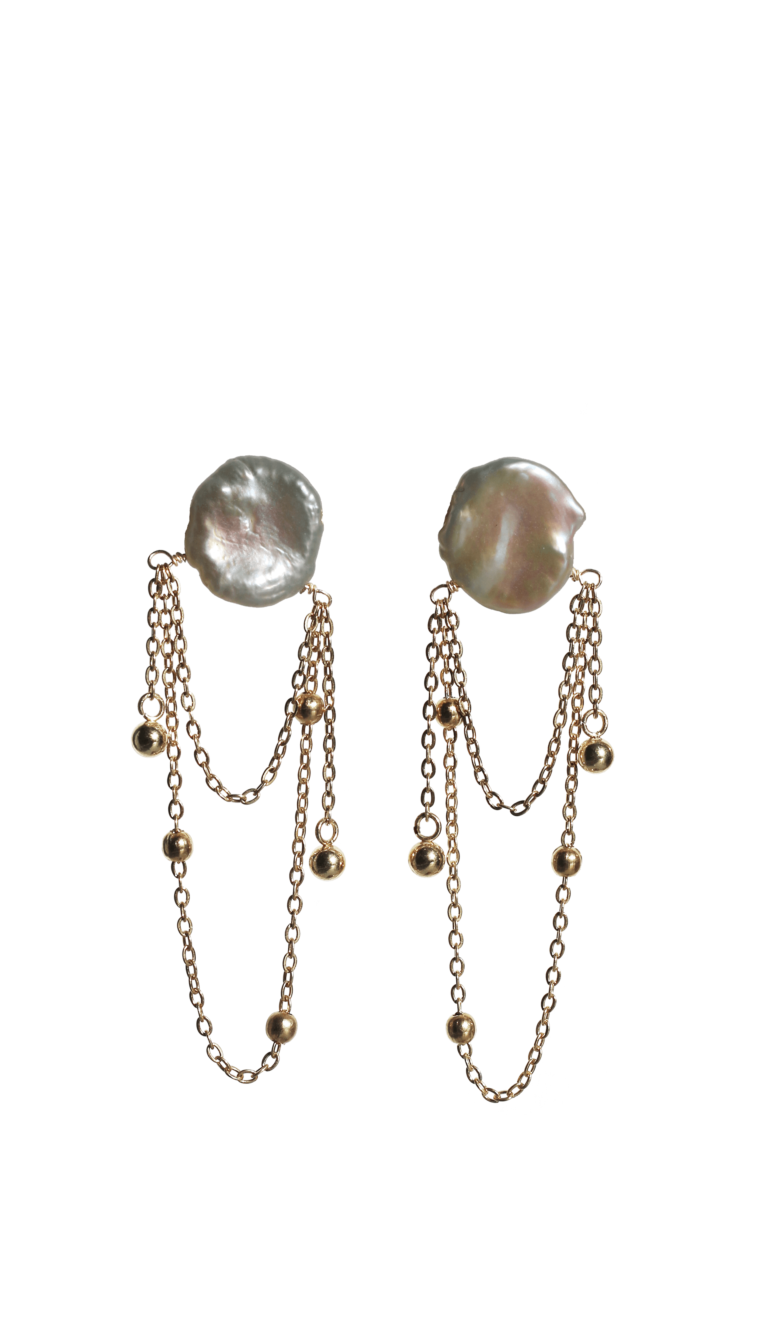 Earrings | White Poppy