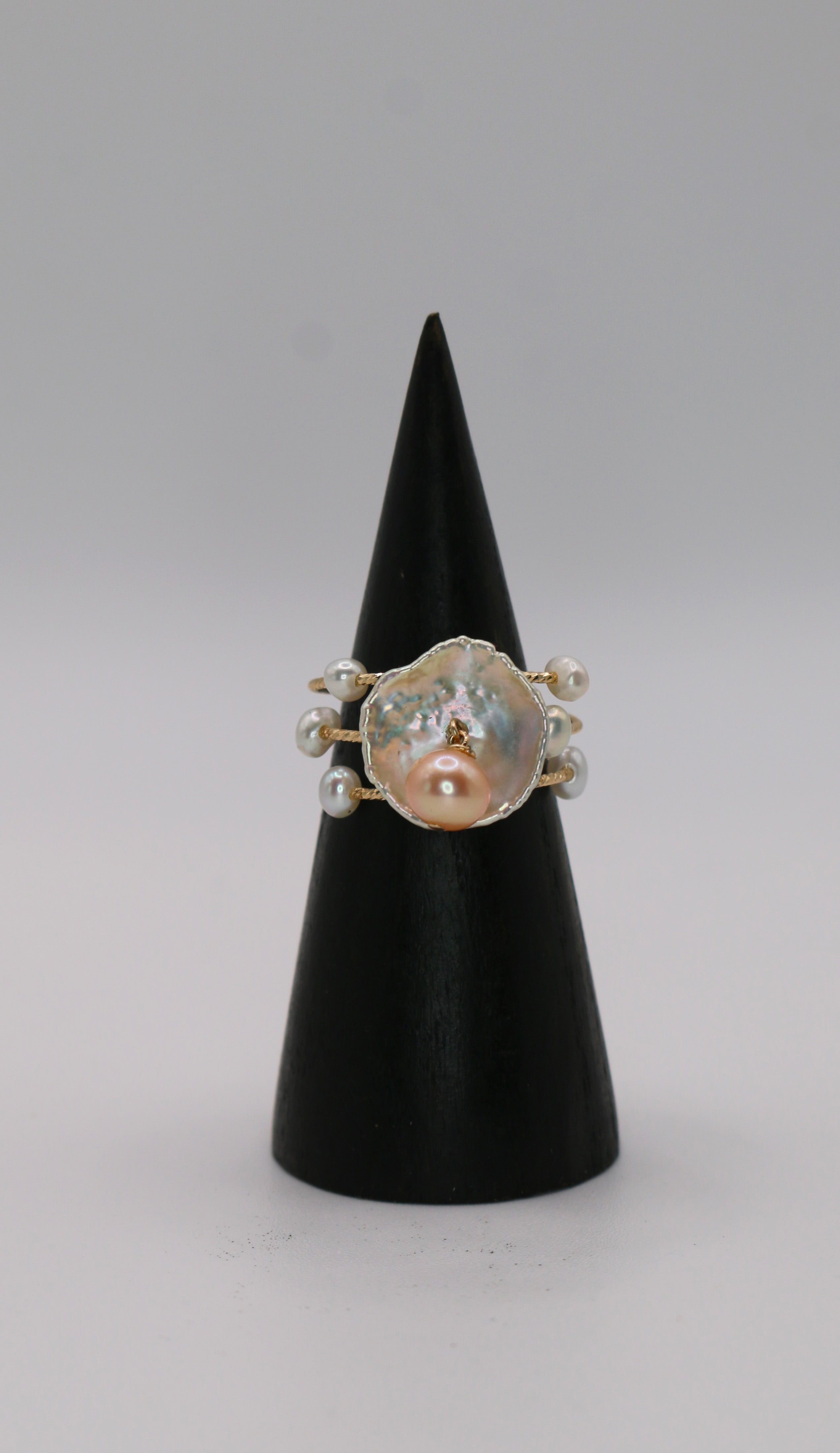 Ring Pearl jewelry Marquise Swim