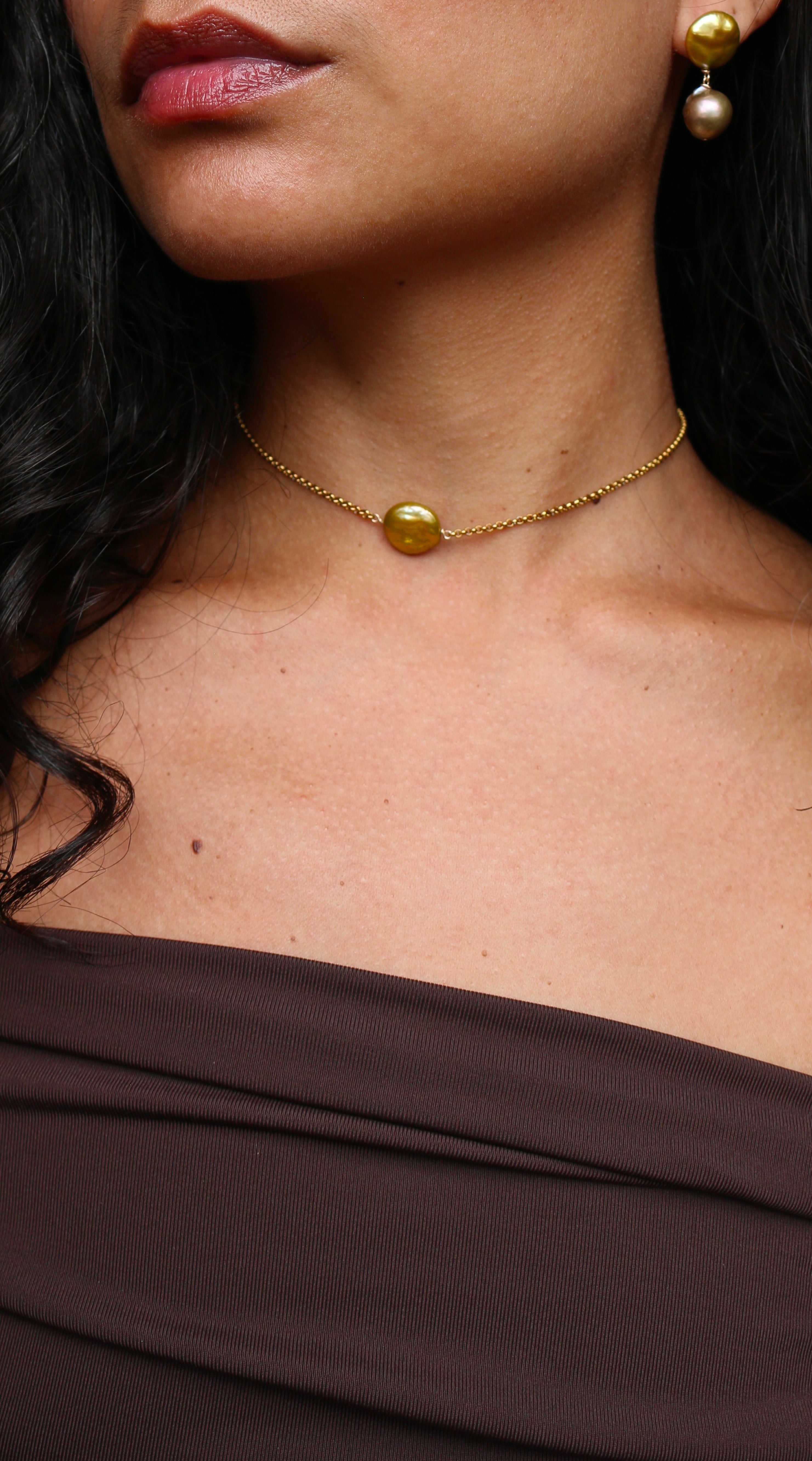 Necklace Pearl jewelry Marquise Swim