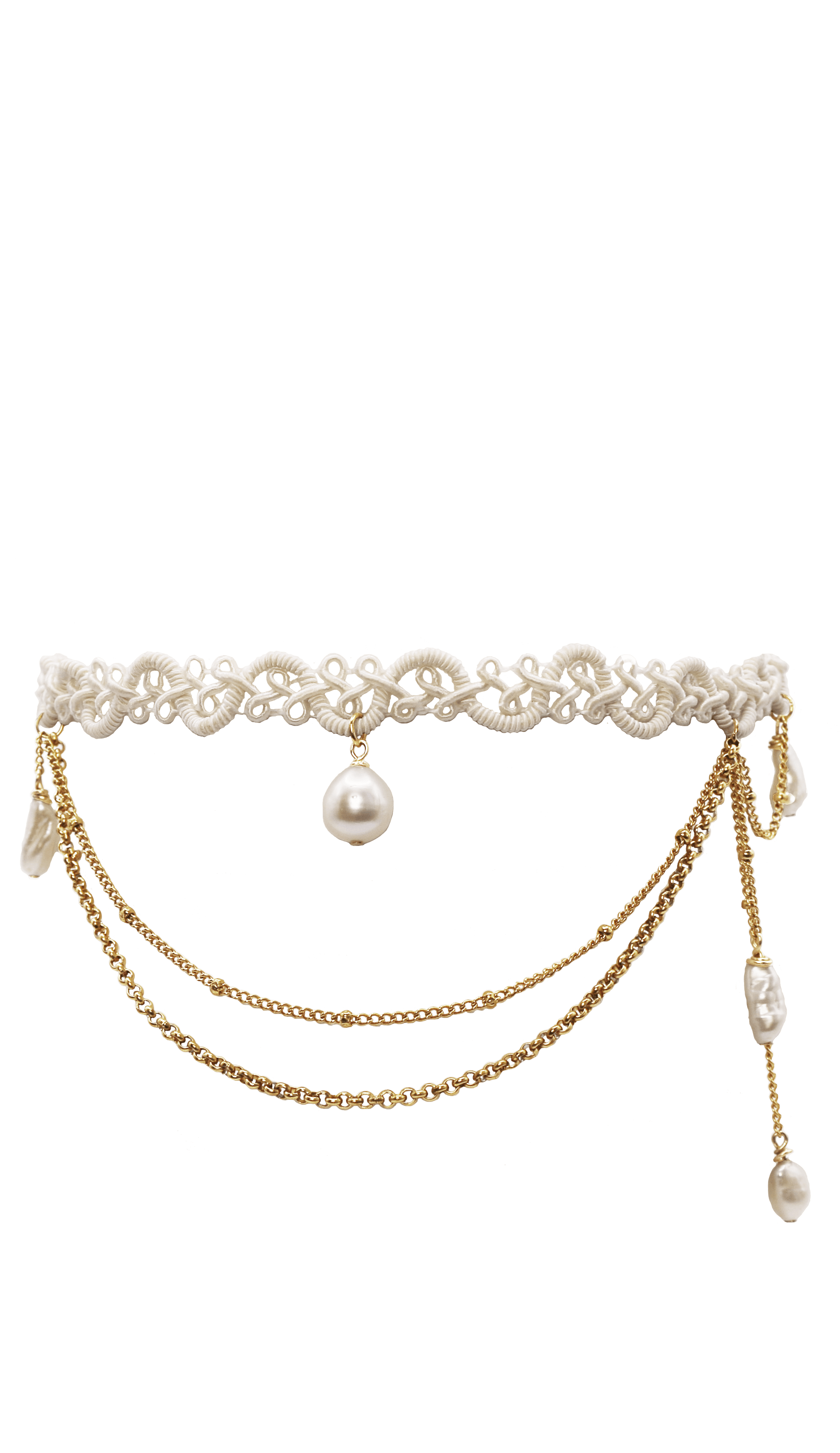Necklace choker Pearl jewelry Marquise Swim