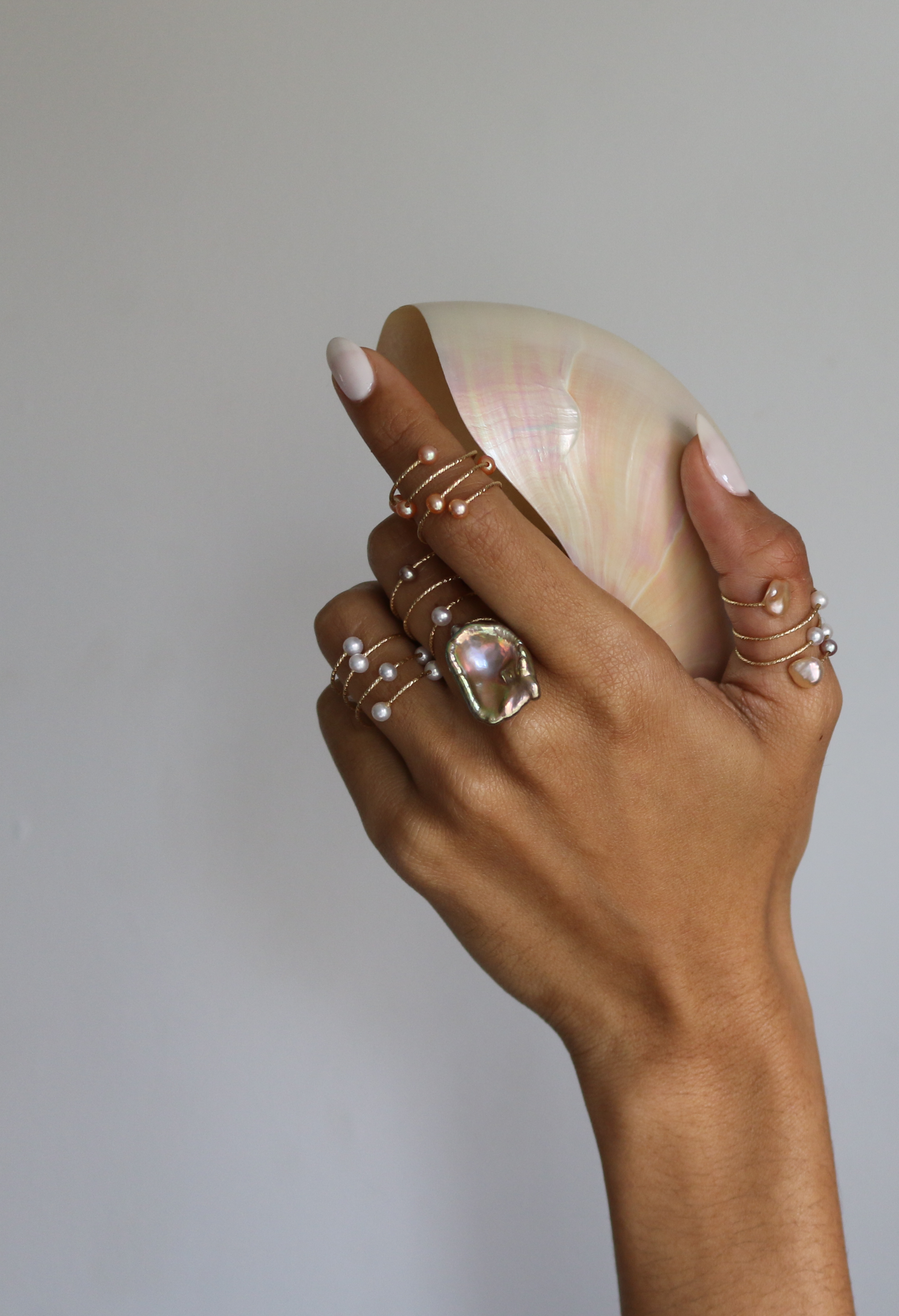 rings Pearl jewelry Marquise Swim