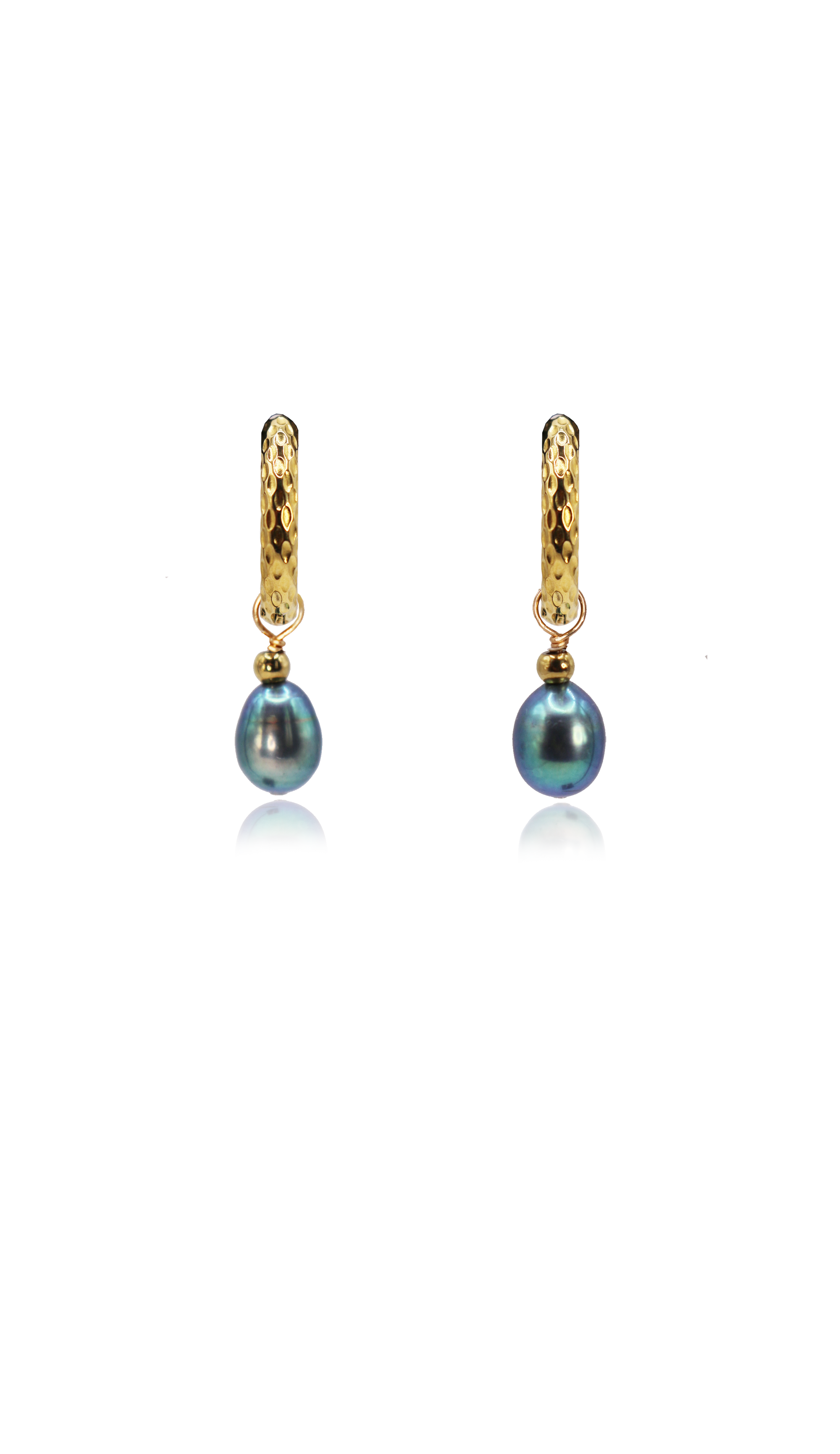 Earrings | Hoop Pear